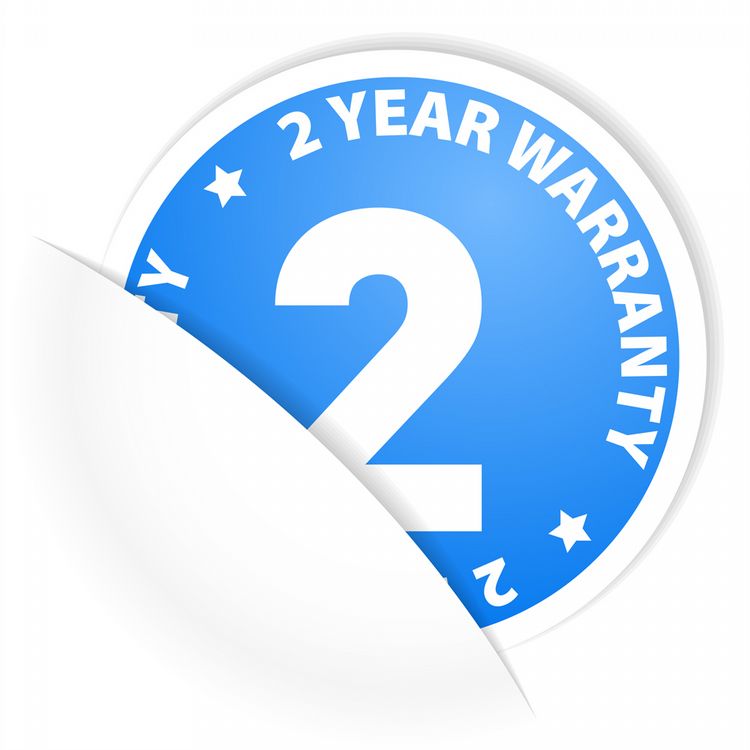 2 Year Warranty